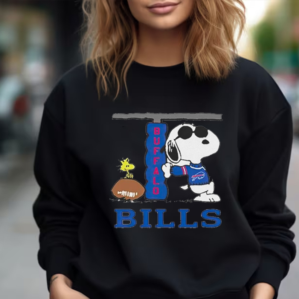 Peanuts Snoopy Joe Cool Buffalo Bills Shirt Sweatshirt